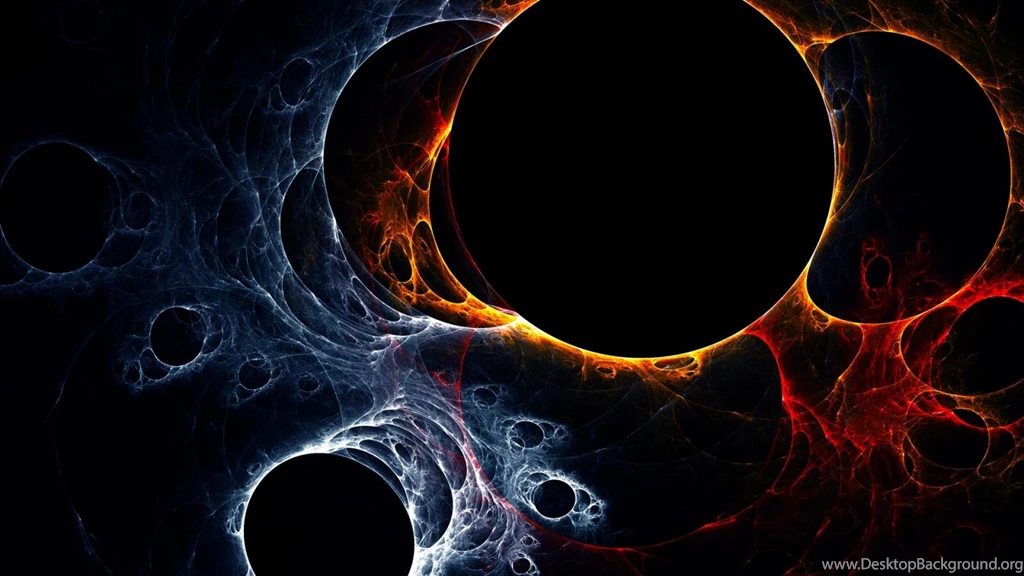 Bubbles Abstract Ice And Fire Heat And Cold Hd Wallpapers (