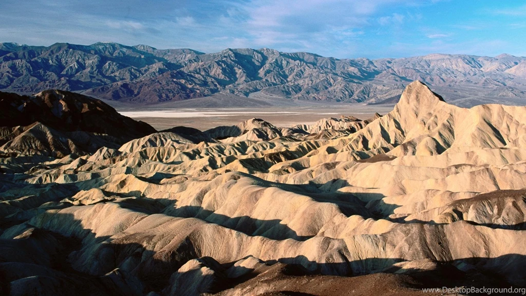 Zabriskie Point Death Valley Landforms HD Wallpapers