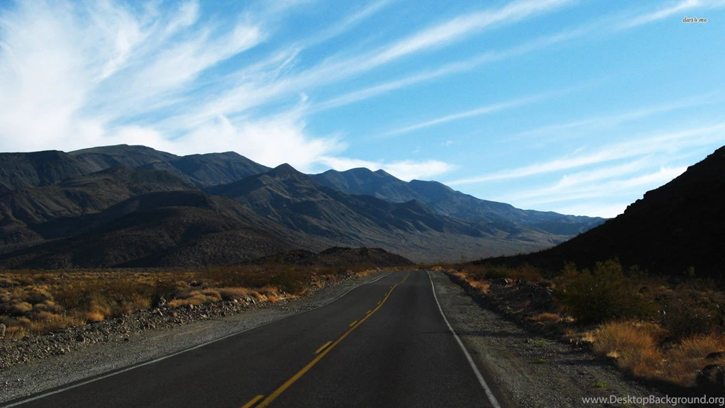 Road To Death Valley, California, Usa, Mojave, Desert, World ...