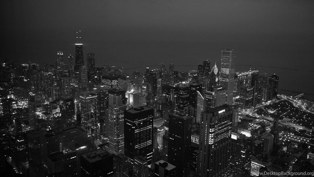 Black And White City Desktop