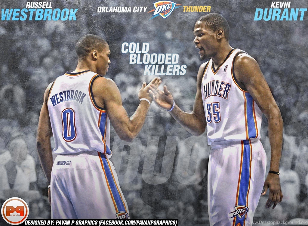Kevin Durant And Russell Westbrook 2015 Wallpapers Download Free ...