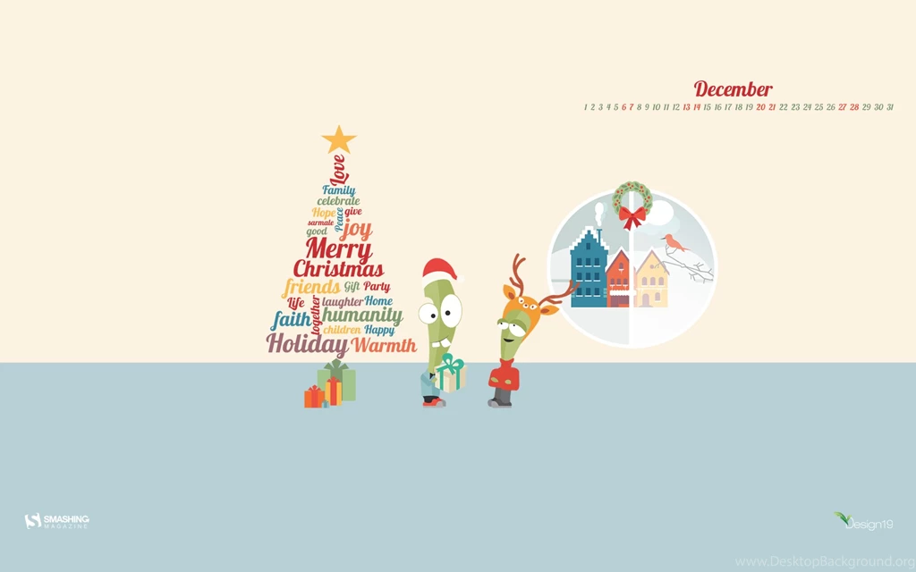 December 2014 Wallpapers Calendars For Desktop