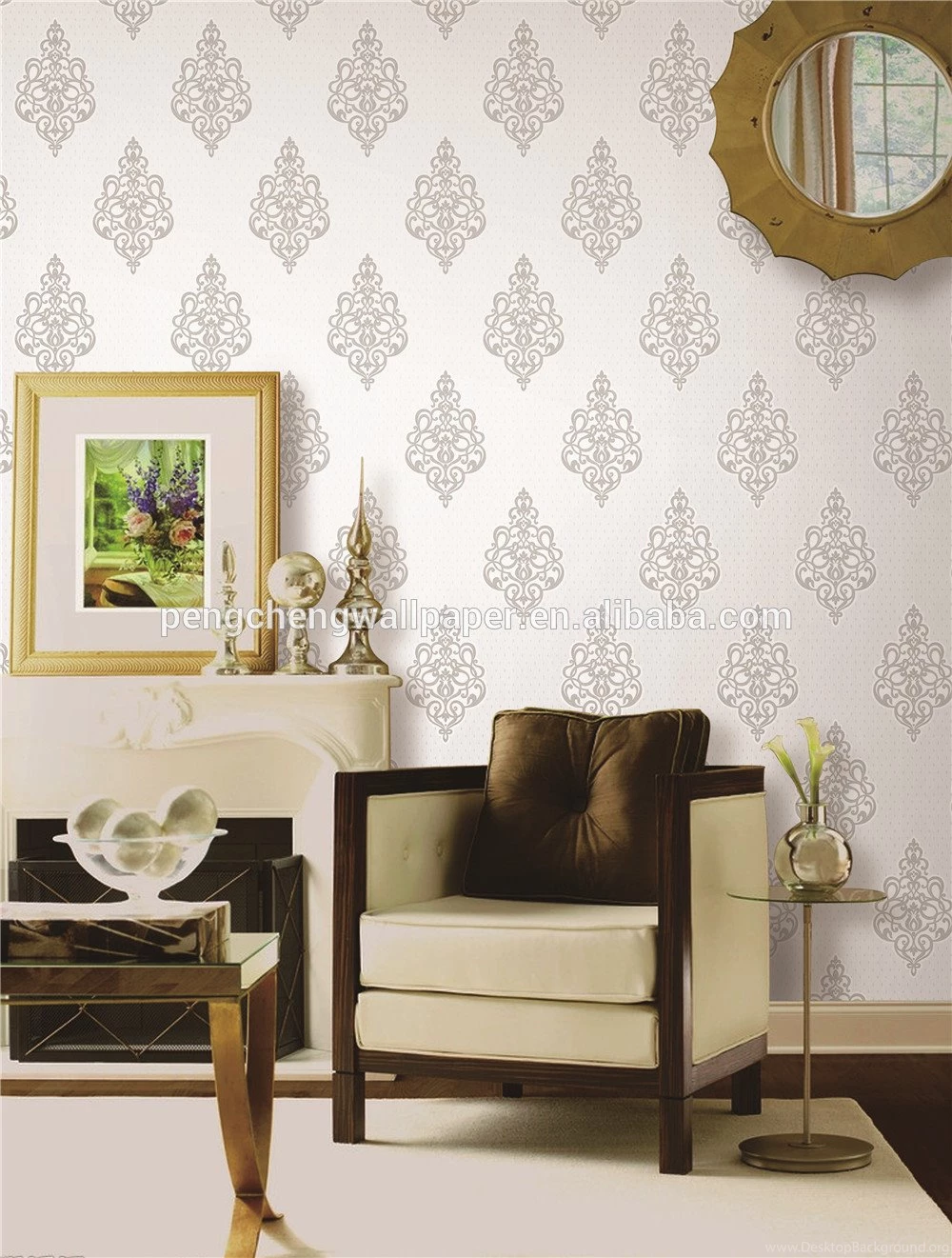 Wholesale Colorfull Flower PC Wallpapers For Desk And Wall Covering ...