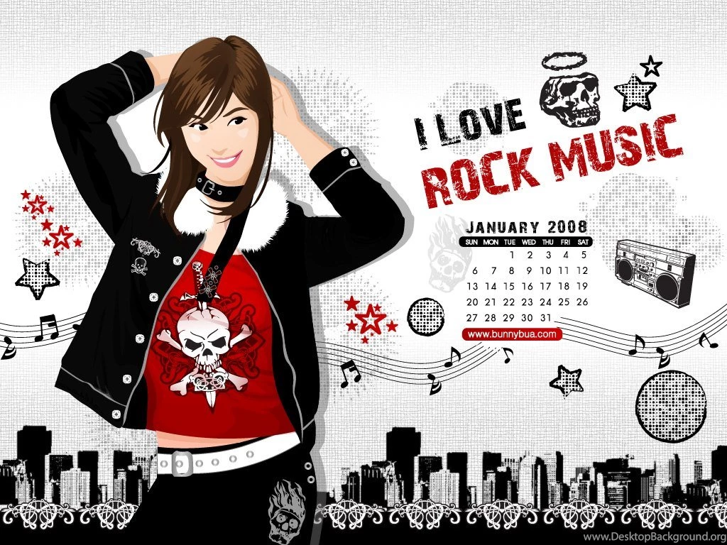 Love Rock Music Wallpapers   (
