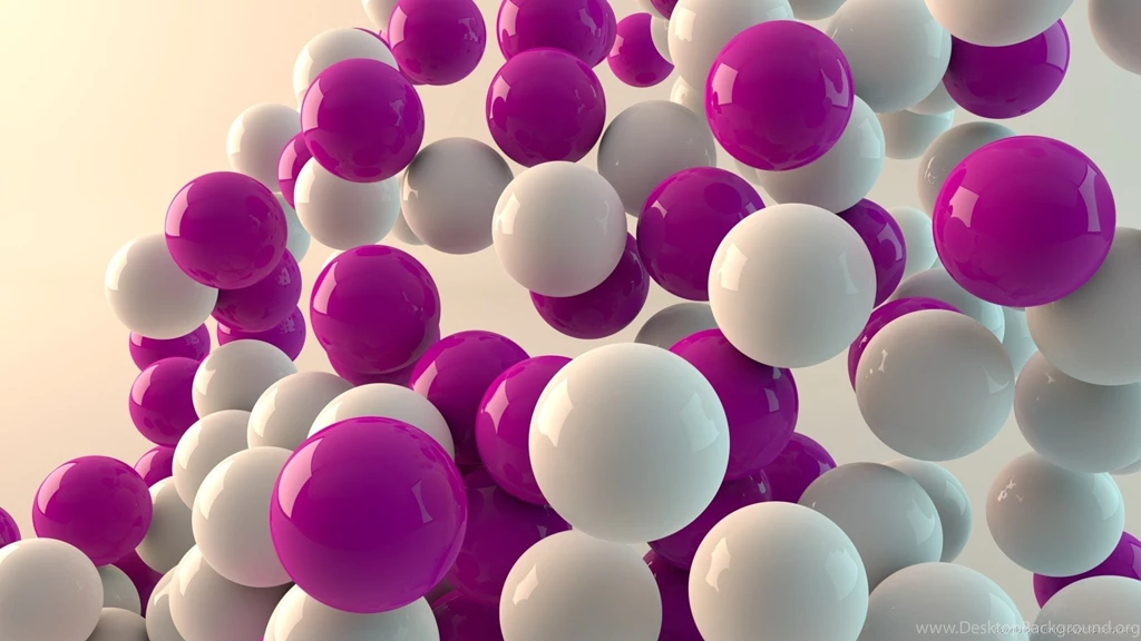 Download 1920x1080 White And Purple Balls Wallpapers
