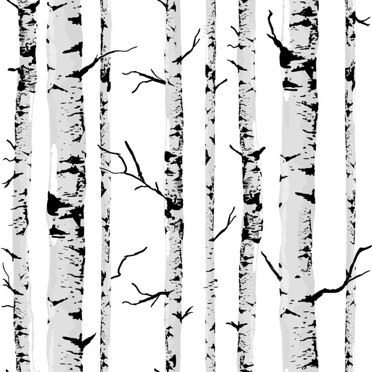 Compare Prices On Birch Tree Wallpaper  Online Shopping/Buy Low ...