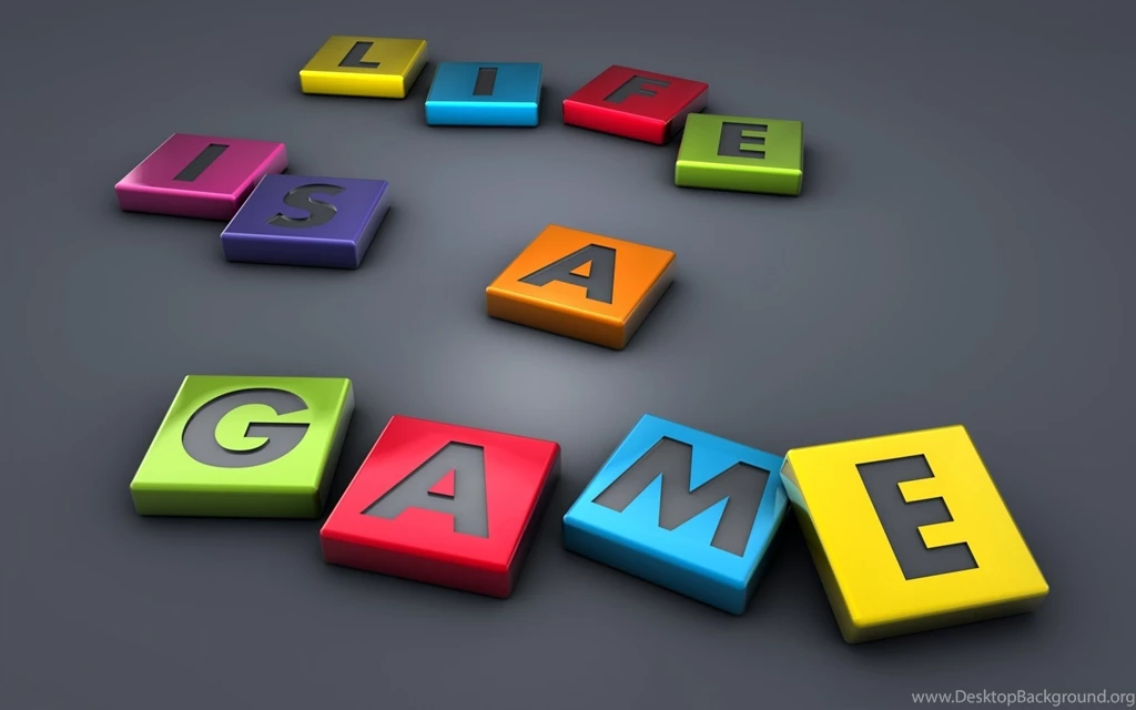 1920x1200 3d Life Is A Game Wallpapers