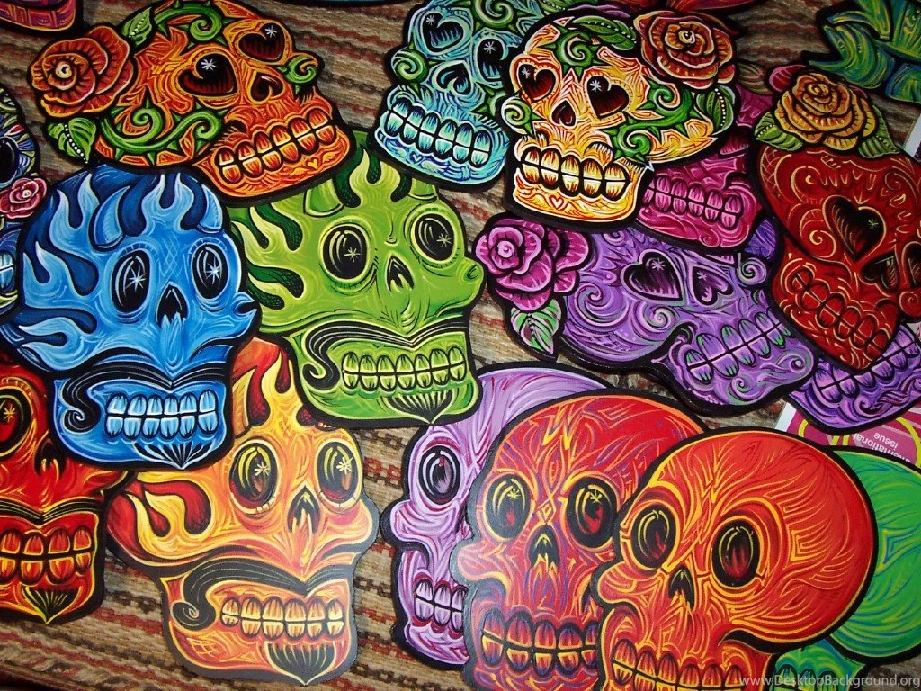 Wallpapers Skull Vetor Skulls Dead Day Dia De Los Muertos Of The ...
