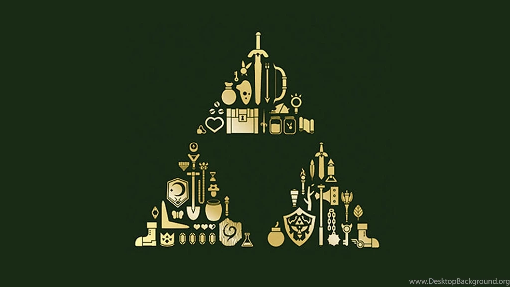 Download Wallpapers, Download 1920x1080 Triforce The Legend Of ...