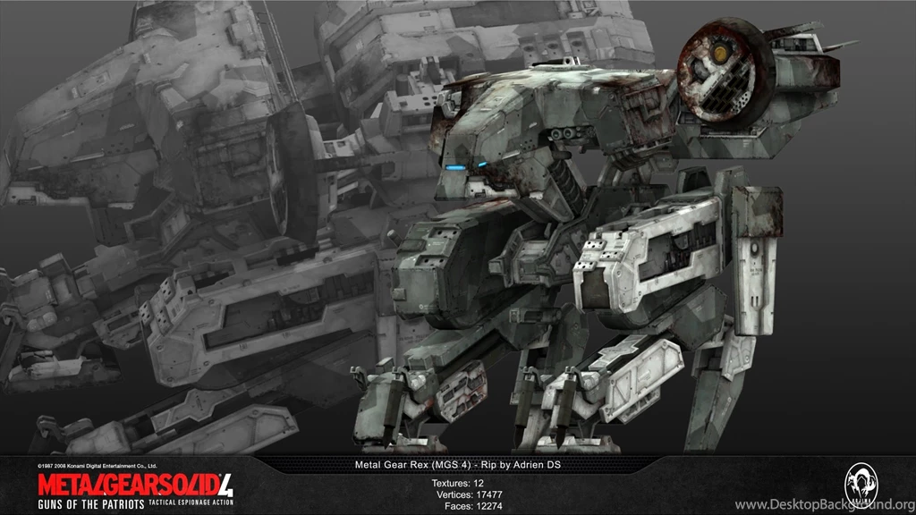 Metal Gear Rex (MGS 4)   Rip By Adrien DS   YouTube