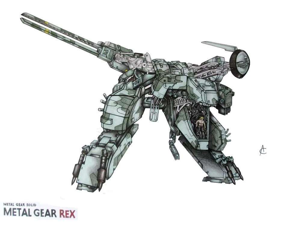 METAL GEAR SOLID   REX A1 BOARD DRAWING By Oculus Lupus On DeviantArt