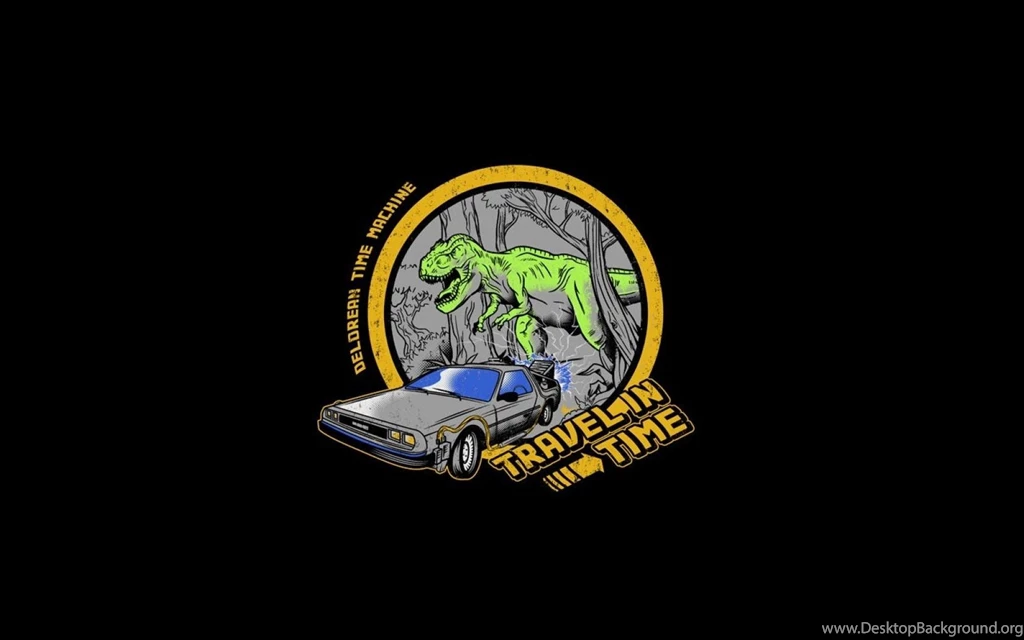 To The Future Time Machine Rex Bttf Wallpapers