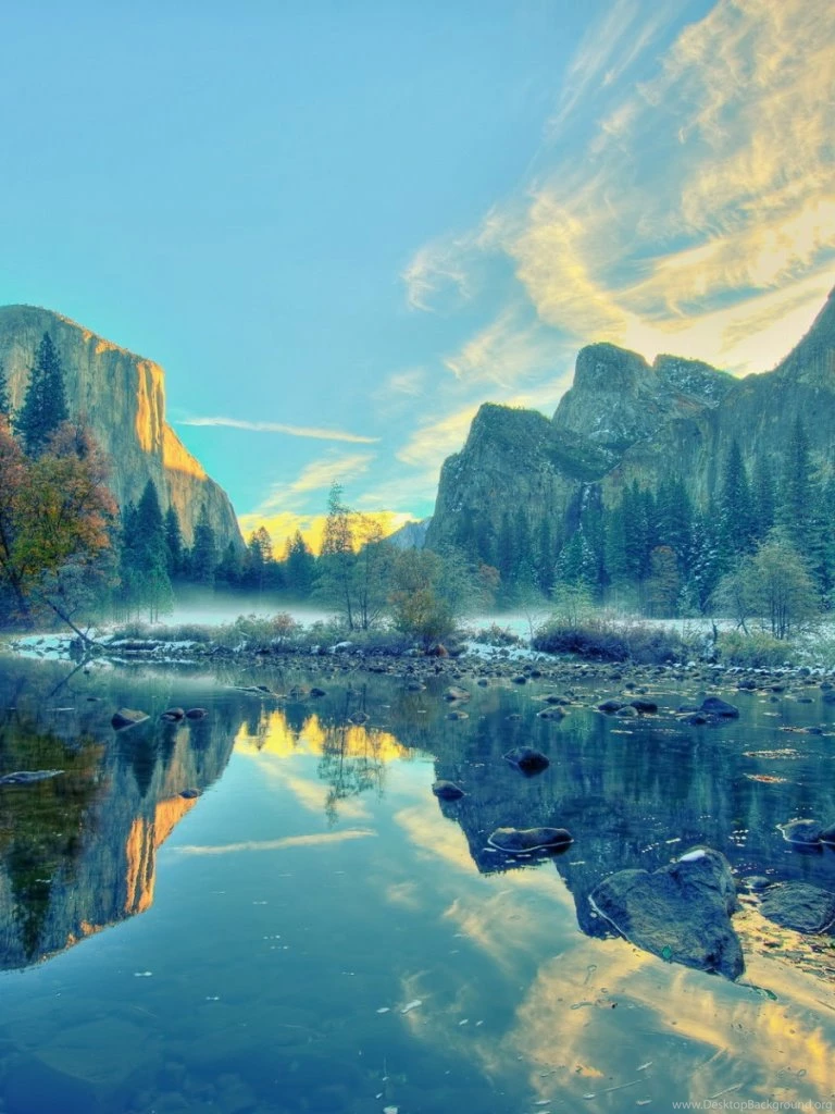 768x1024 Calming Yosemite National Park Ipad Wallpapers