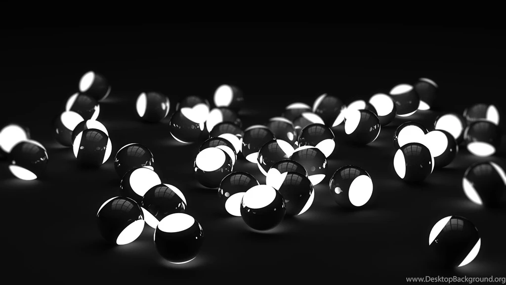 Light Balls Black Backgrounds Wallpapers Free Light Balls Black ...
