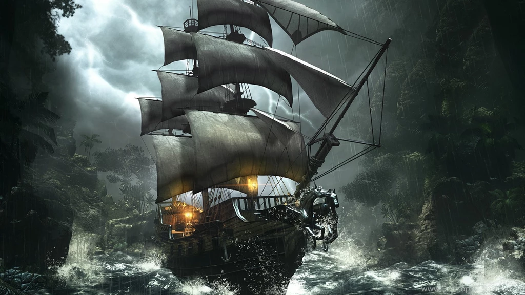 Ghost Pirate Ship Wallpapers Desktop Backgrounds
