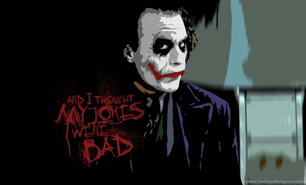ZOOM HD PICS: JOKER FROM THE MOVIE THE DARK KNIGHT, BATMAN
