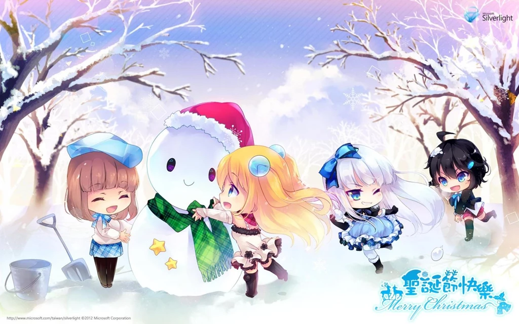 CHIBI CHRISTMAS WALLPAPER (