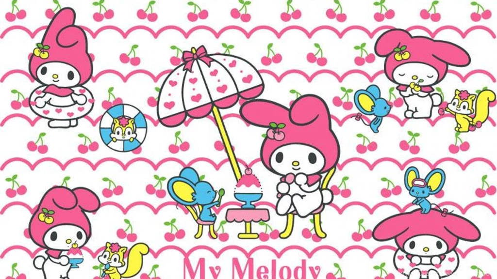 Wallpaper: My Melody, Sanrio, Cute, Pink Rabbits, Animals, Mouse ...