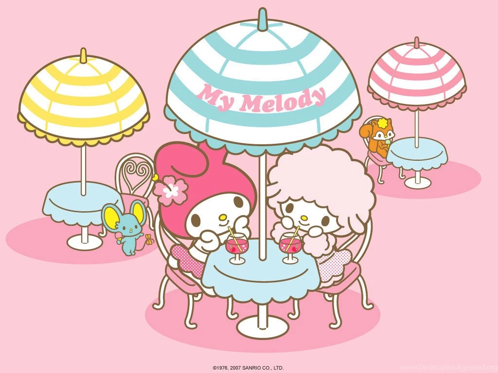 Wallpapers Pink My Melody Kawaii 1024x768