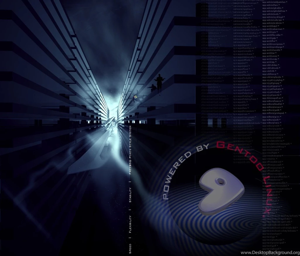 Gentoo Slip «Linux «OS Wallpapers «Anime Wallpapers