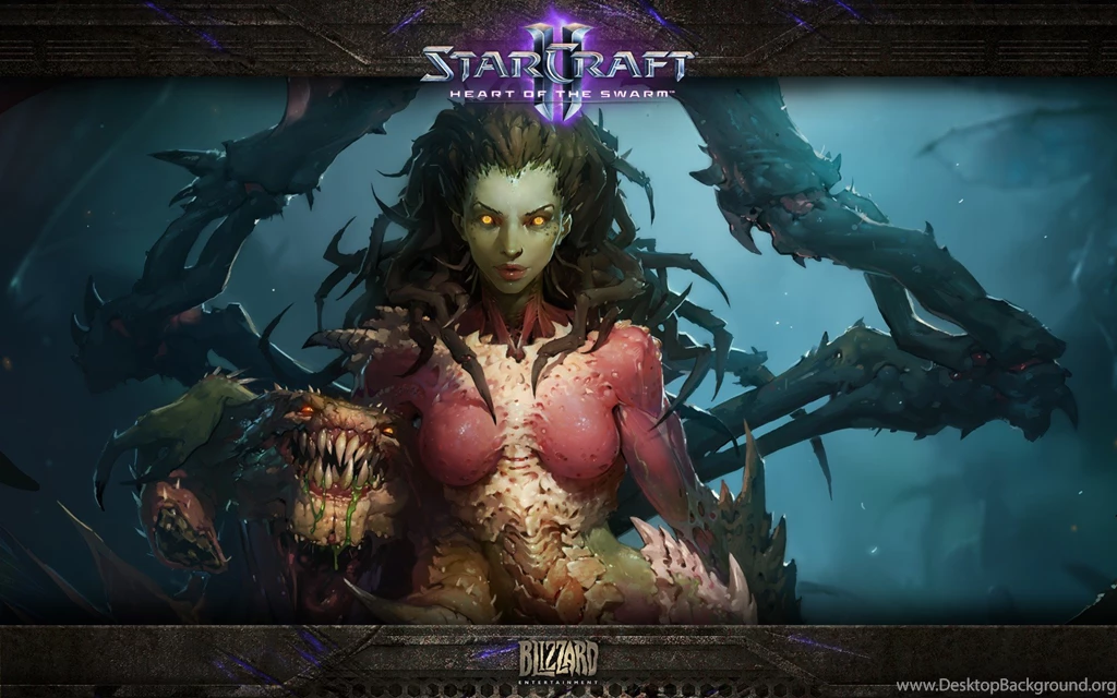 Video Games, StarCraft, Zerg, PC, Artwork, Sarah Kerrigan Queen Of ...