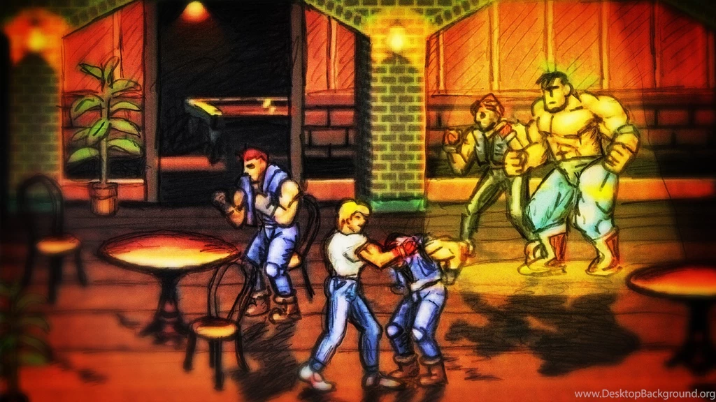STREETS Of RAGE Ikari No Tekken Action Fighting Arena Scrolling ...