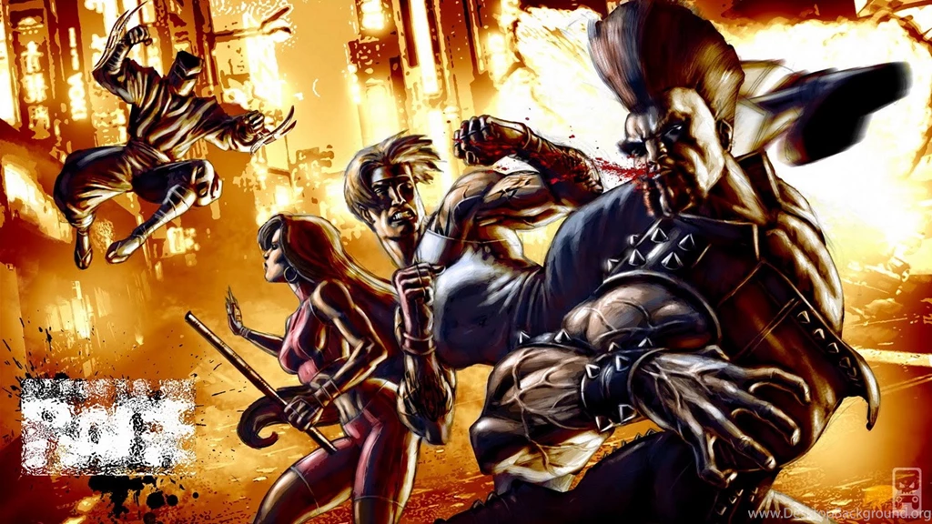 STREETS Of RAGE Ikari No Tekken Action Fighting Arena Scrolling ...