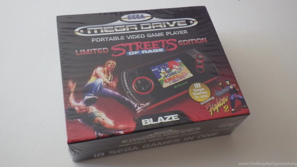 Sega Megadrive Streets Of Rage Portable Limited Edition Console ...