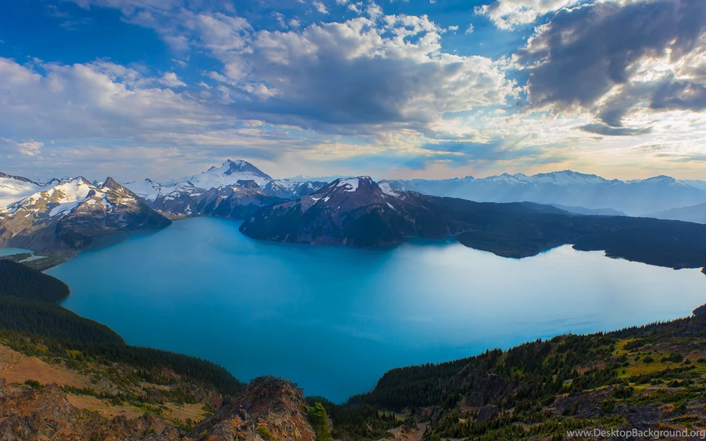 Blue Lake Beautiful Scenery Wallpapers For Desktop & Mobile
