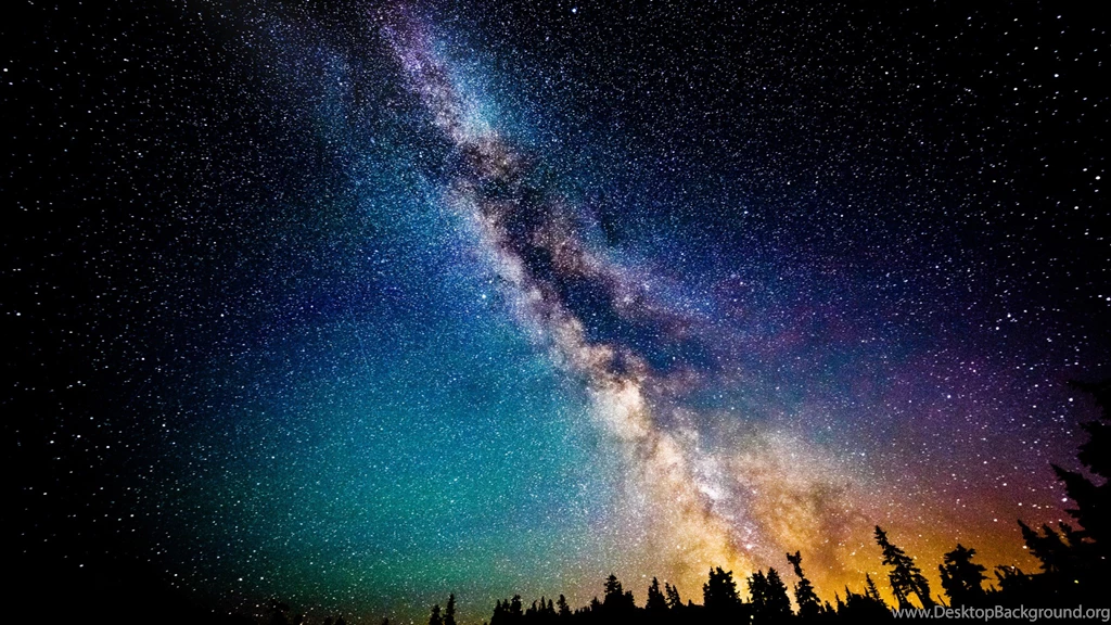 Wallpapers Star Sky Night Stars The Milky Way Nature Cities ...