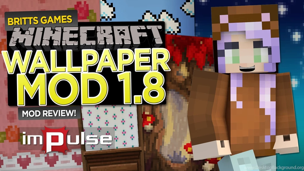 MINECRAFT WALLPAPER MOD 1.8! ➜ Impulse YouTube