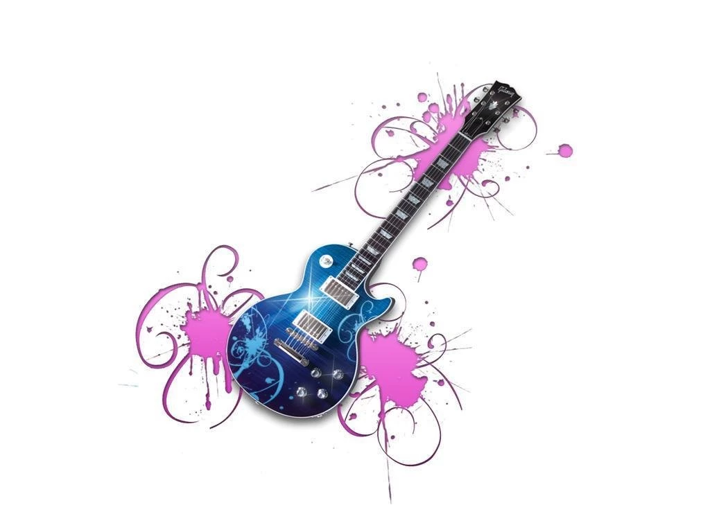 Guitar music instrument abstract things spot desktop 1024x768 ...