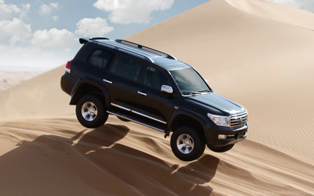 Picture 2016, Toyota Land Cruiser Jump Over Dunes Wallpapers   Cars ...