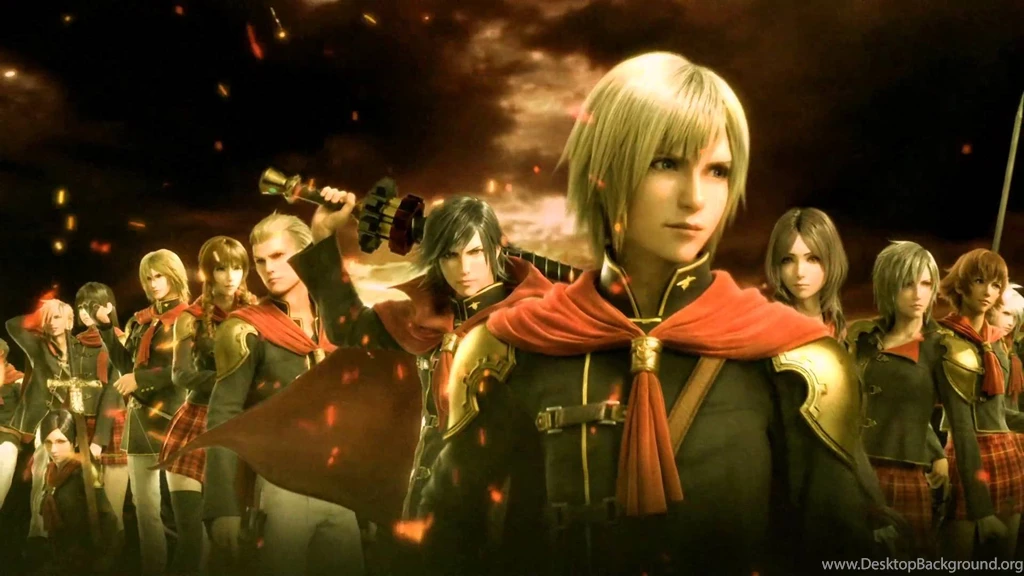 Final Fantasy Type 0 HD Cast Team Zero Members Lineup Wallpapers