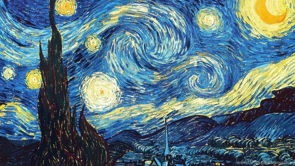 Paintings Van Gogh Starry Night Wallpapers