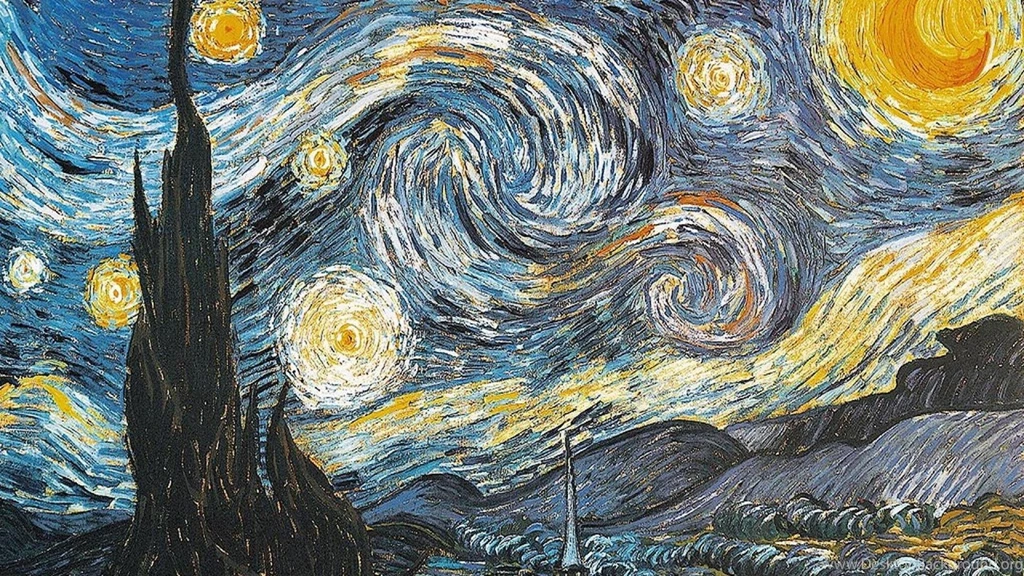 Van Gogh Starry Night Art HD Wallpapers Wallpapers   (