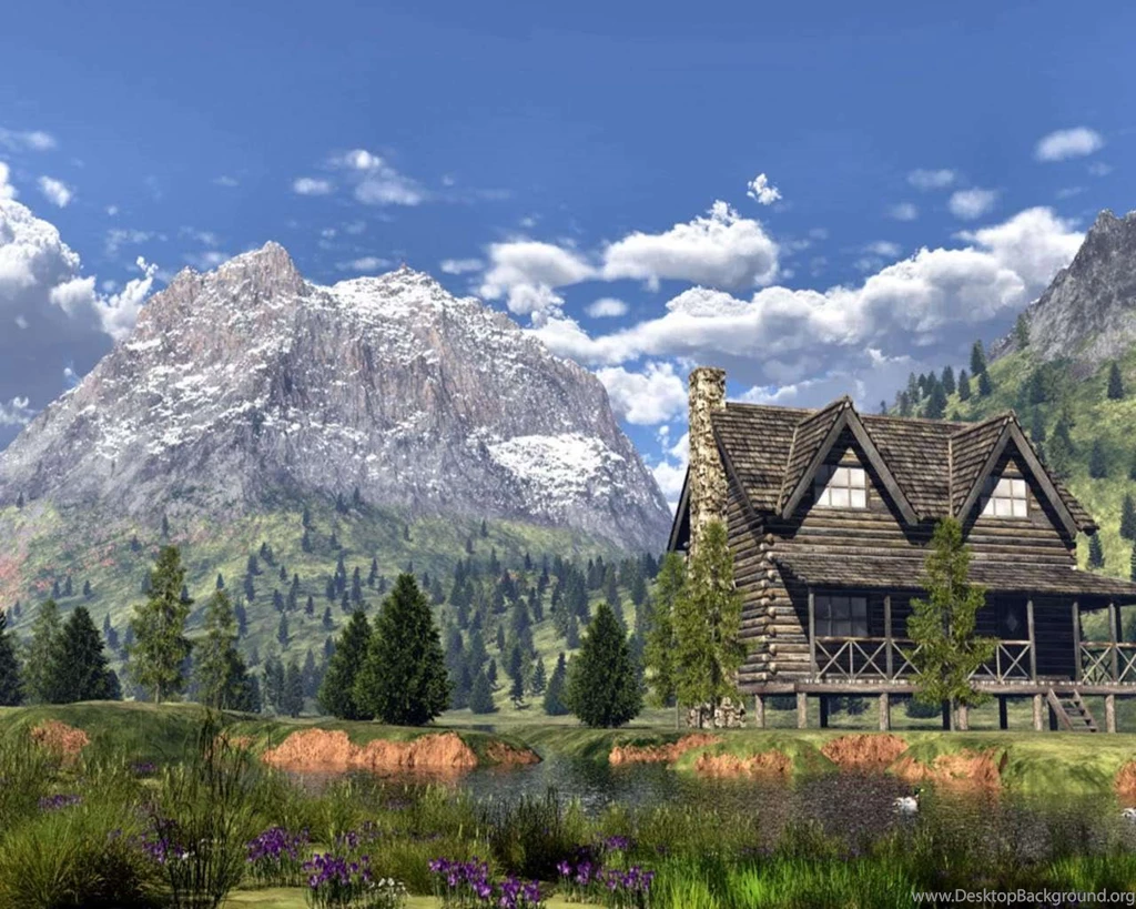 Mountain Cabin Wallpapers