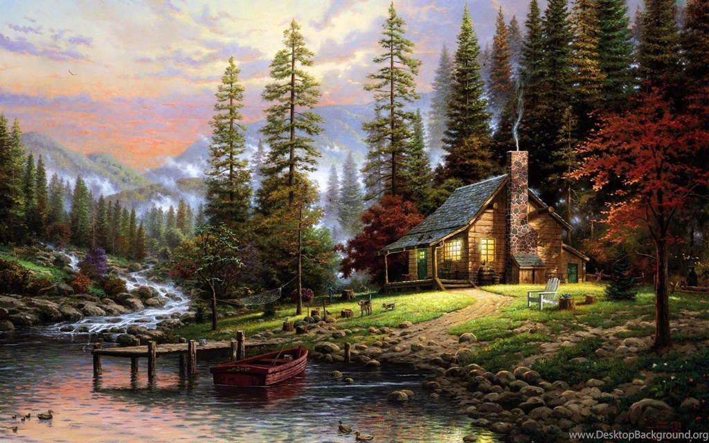 Mountain Cabin Wallpapers