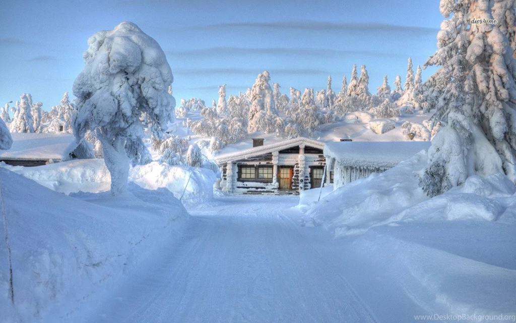 Top Snowed In Mountain Cabin Wallpapers