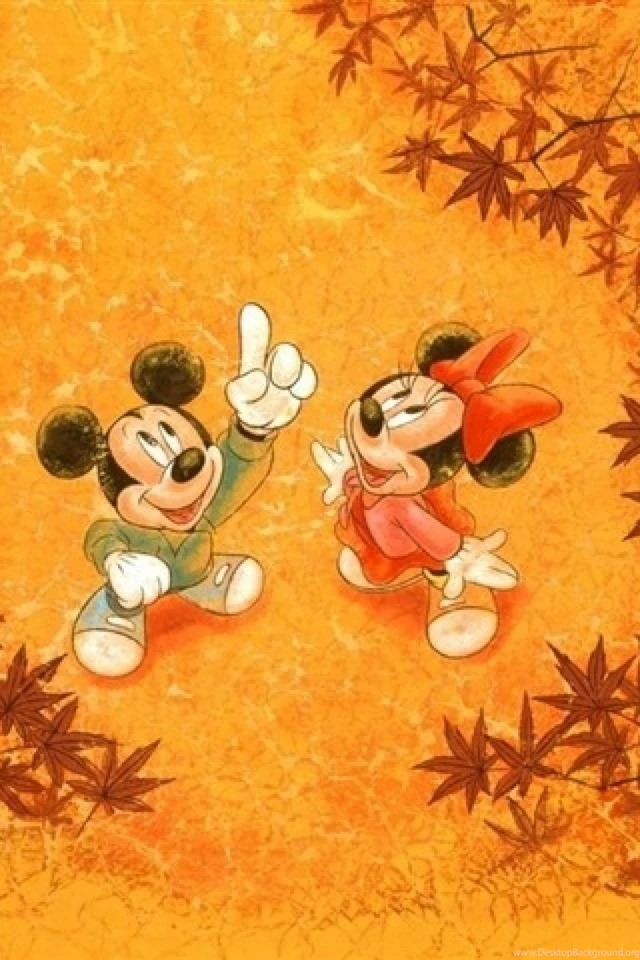 Mickey And Minnie Fall