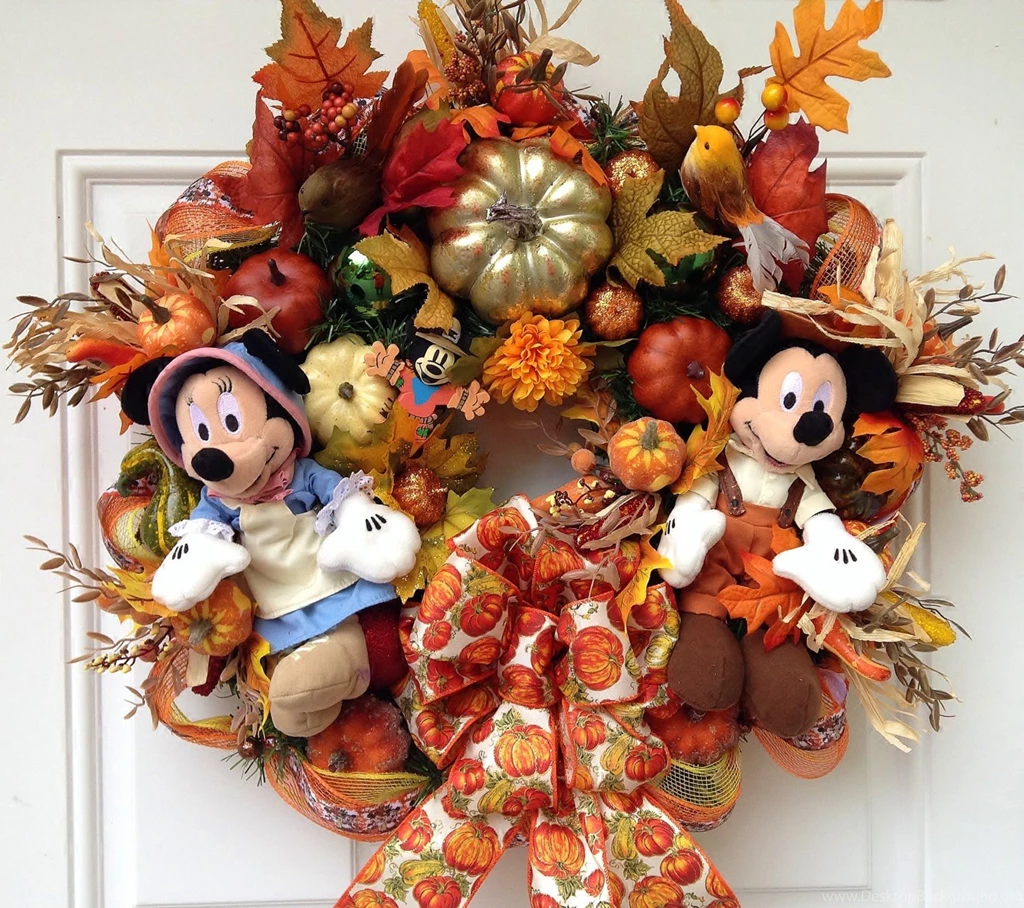 Where To Buy Mickey And Minnie 2015 Thanksgiving Wreath 2015 ...