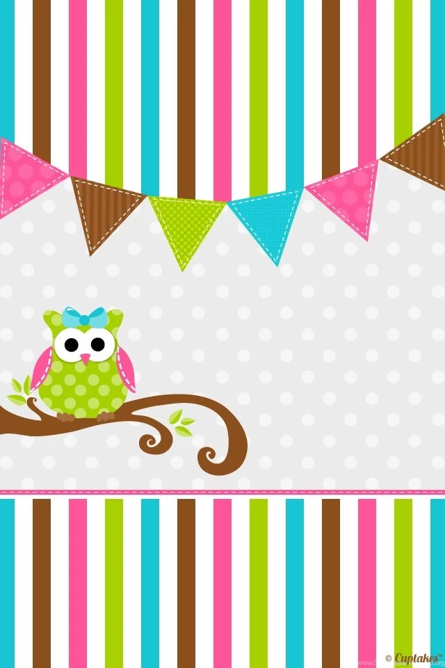 Colorful Owl iPhone Wallpapers