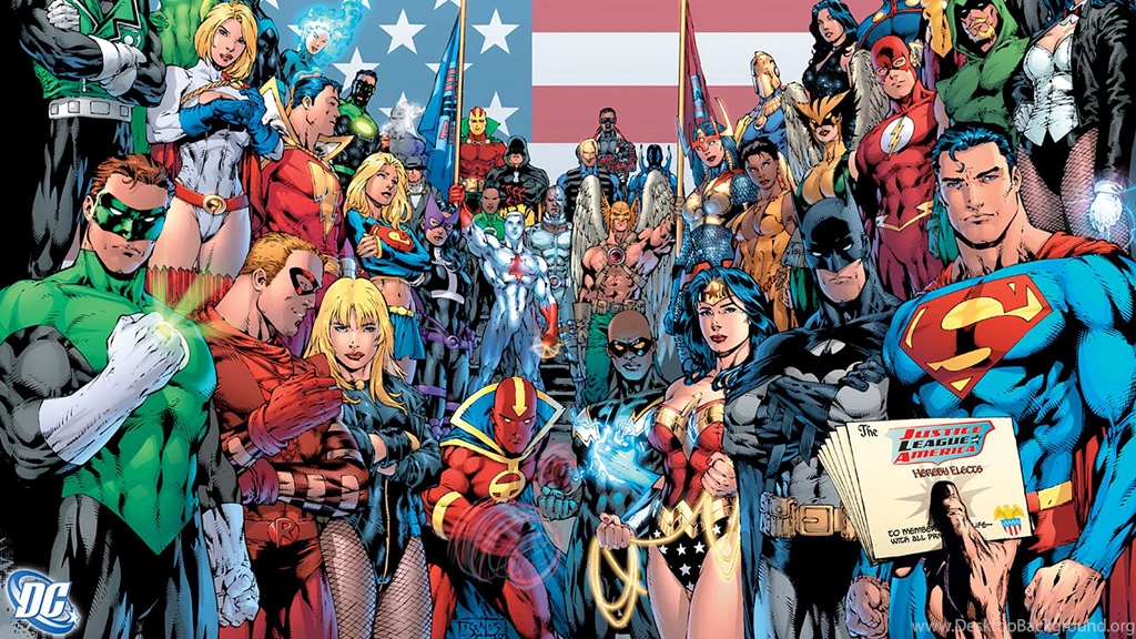 Justice League Complete Desktop Backgrounds HD 1920x1080