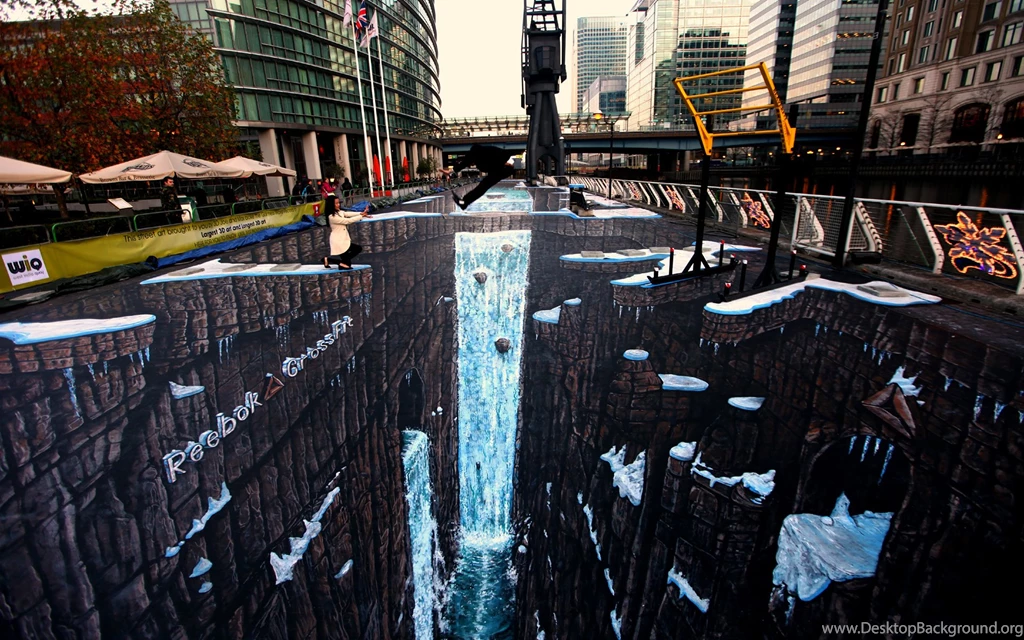 3D Street Art   Wallpaper.