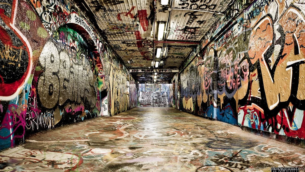 1366x768 Graffiti, Hip Hop, Rap Culture, Street Art, Tunnel ...