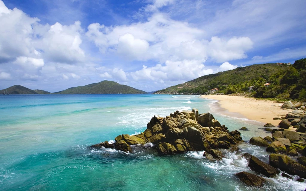 Stone Island Beach － Landscape Wallpapers   Free Download ...