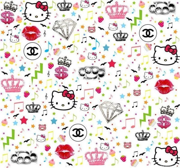 Hello Kitty Bow Backgrounds Wallpapers Zone
