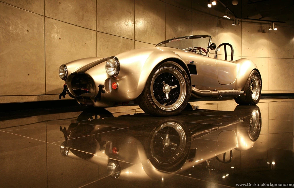 Silver AC Cobra Roadster Wallpapers