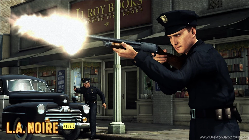 L.A. Noire Police 1600x900 Wallpapers