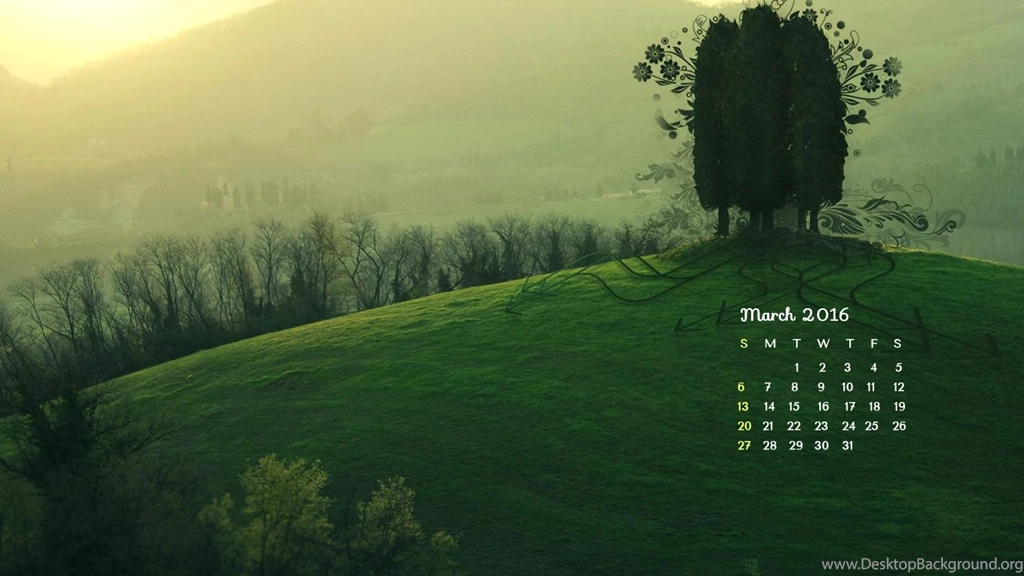 March 2016 Calendars, Wallpapers   Free Download